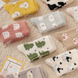 CUTE WARM SEASON LINT FREE FLOOR SOCKS_CWMS0797