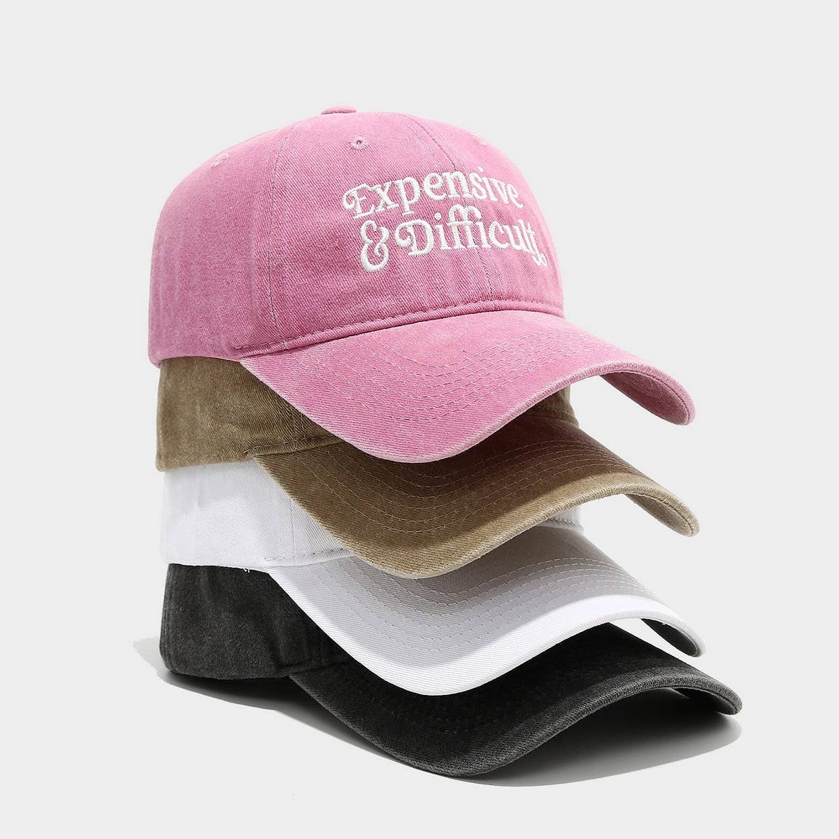 Stylish Soft Brim Baseball Cap With Letter_Cwah04608