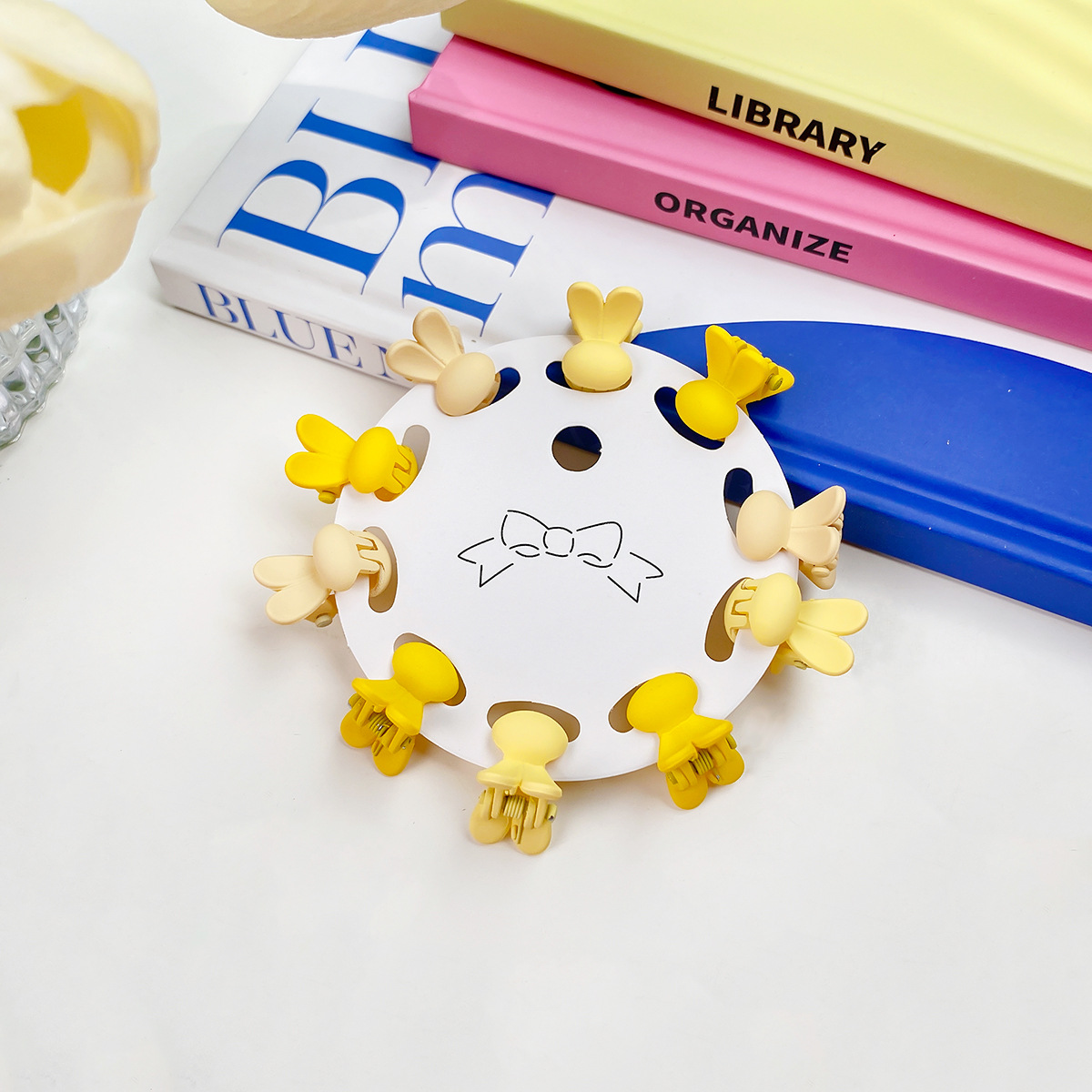 10PCS MINI HAIR CLAW SET CANDY COLOR CUTE CLIPS_CWAHA0716