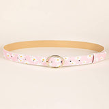 SIMPLE DAISY PINK BELT_CWABE0455