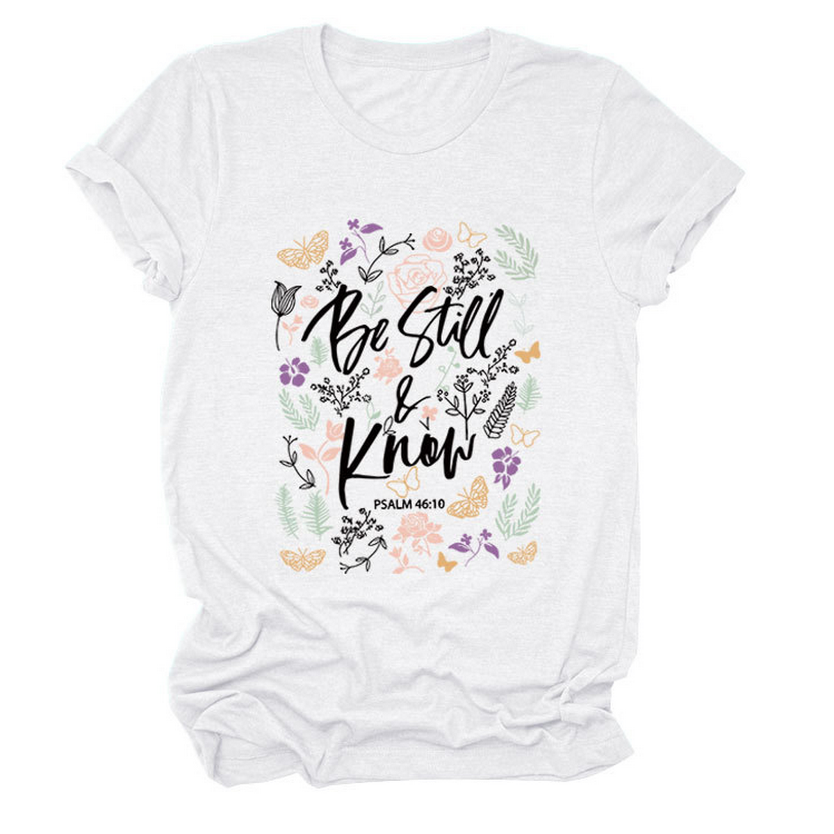 Womens Faith Tee, Be Still And Know_Cwtts1480