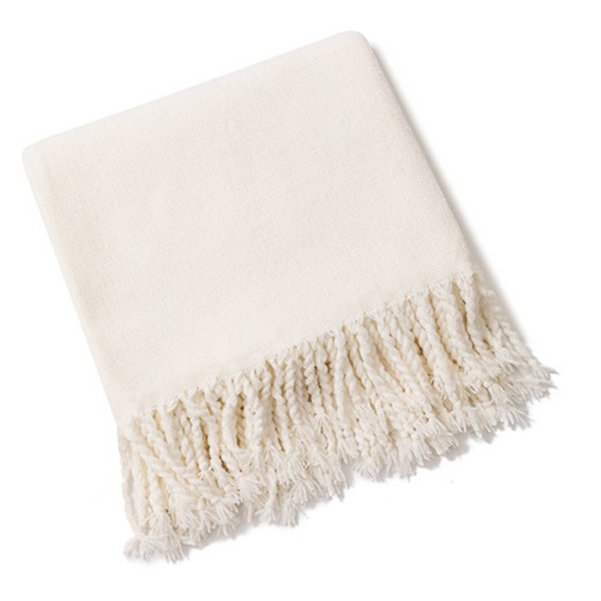 FRINGED SOFT AND WARM KNITTED BLANKET_CWMM0201
