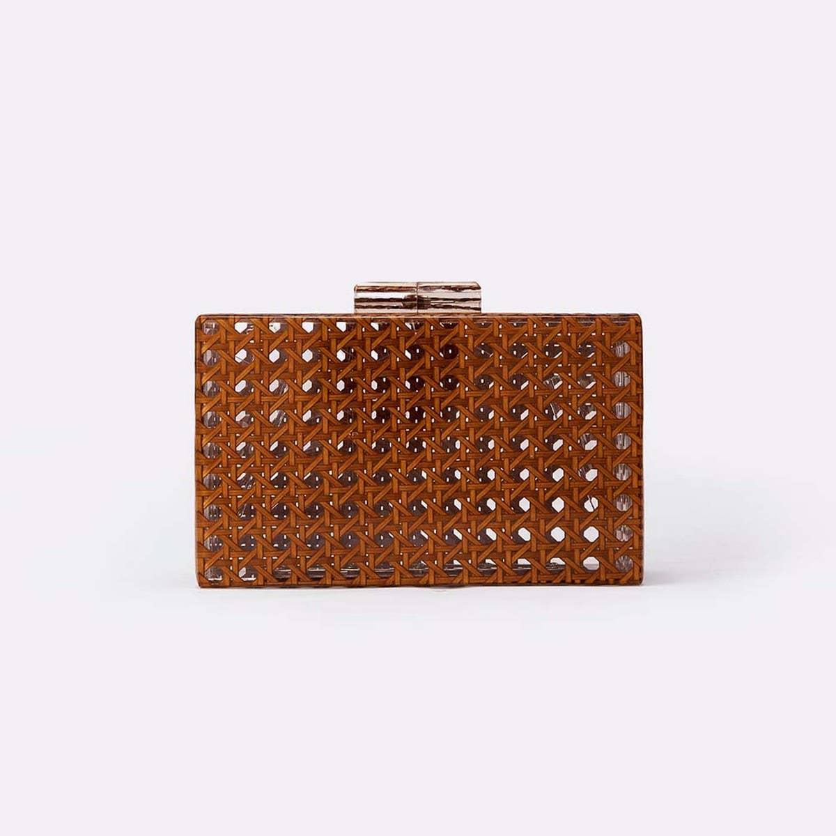 Vintage Rattan Acrylic Clutch Chain Shoulder Bag_Cwab5865