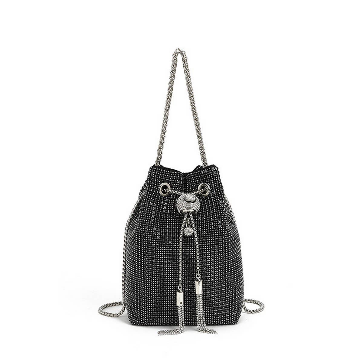 FASHION CHAIN NEW RHINESTONE LANTERN EVENING BAG_CWAB3592