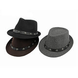 NEW AUTUMN HIP HOP SKULL RIVET BELT JAZZ HAT_CWAH1912