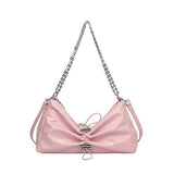 Chain Pleated Bag Versatile Shoulder Bag_Cwab2088