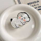 FRENCH CARTOON DOG HAIR CLAW CUTE PUPPY MINI CLIP_CWAHA5709