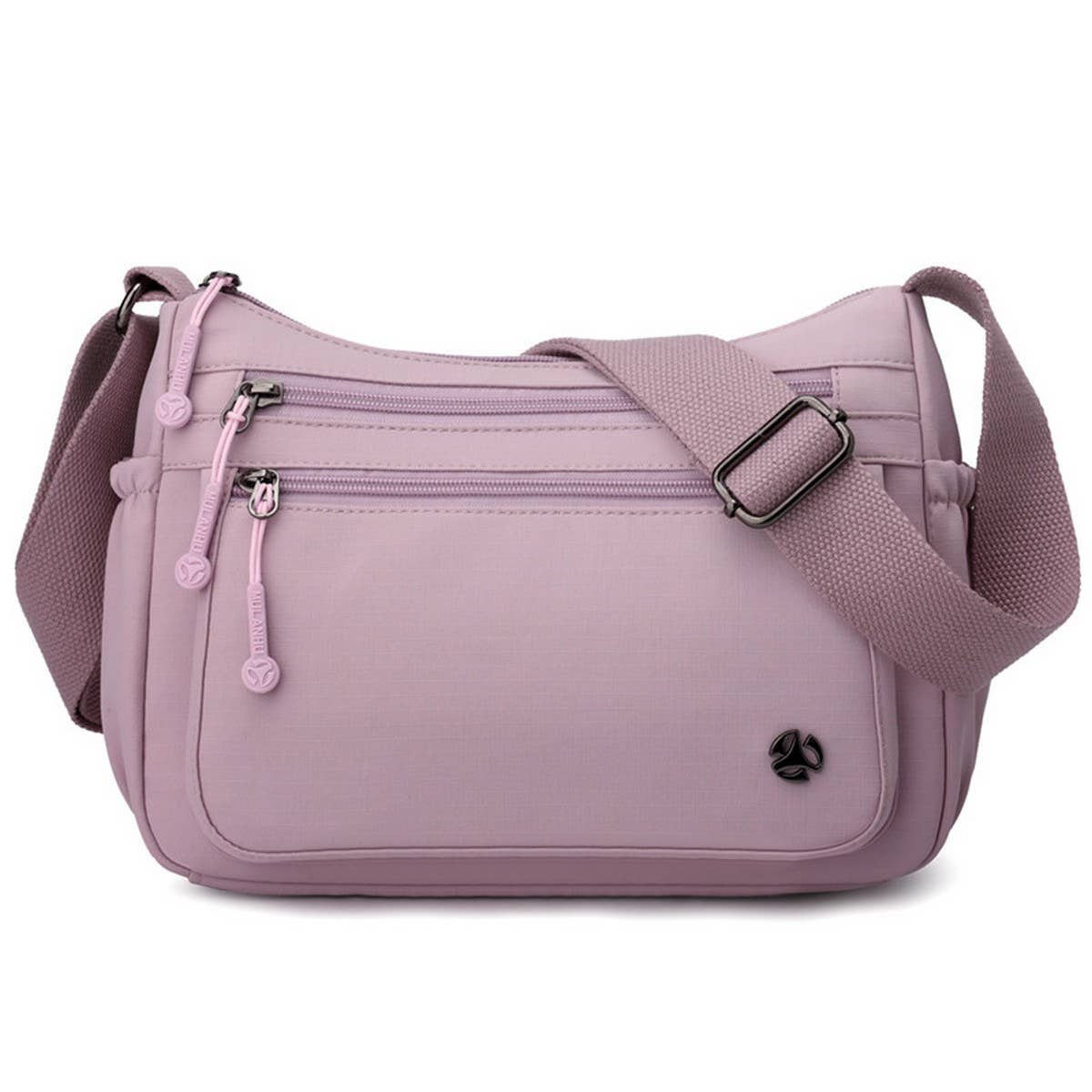 CASUAL SIMPLE MULTI LAYER NYLON SHOULDER BAG_CWASC1779
