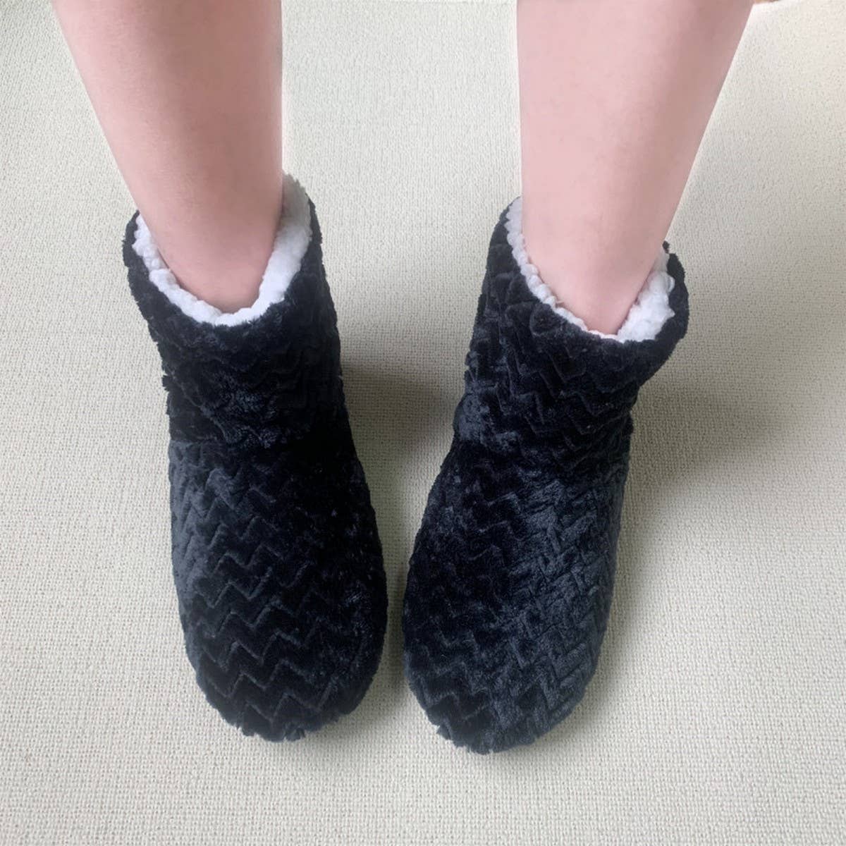 Winter Thick Warm Shorts Soft Socks Slippers_Cwms1209