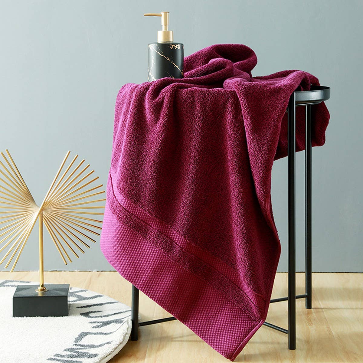 COMBED COTTON THICK ABSORBENT BATH TOWEL_CWMM2312