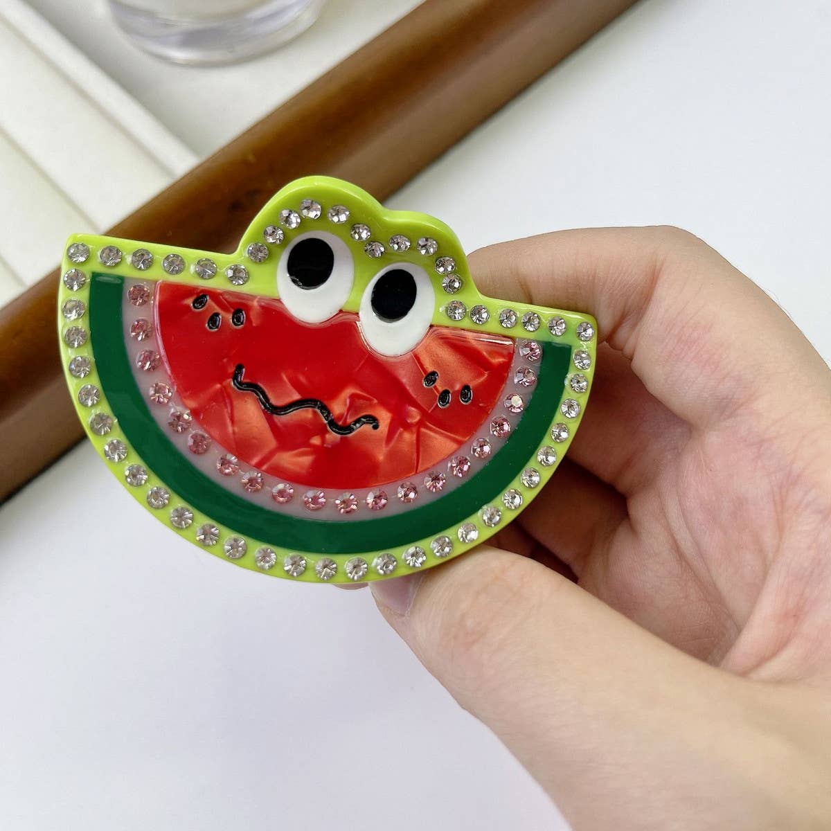 FASHION CUTE MUSHROOM WATERMELON HAIR CLIP_CWAHA1342