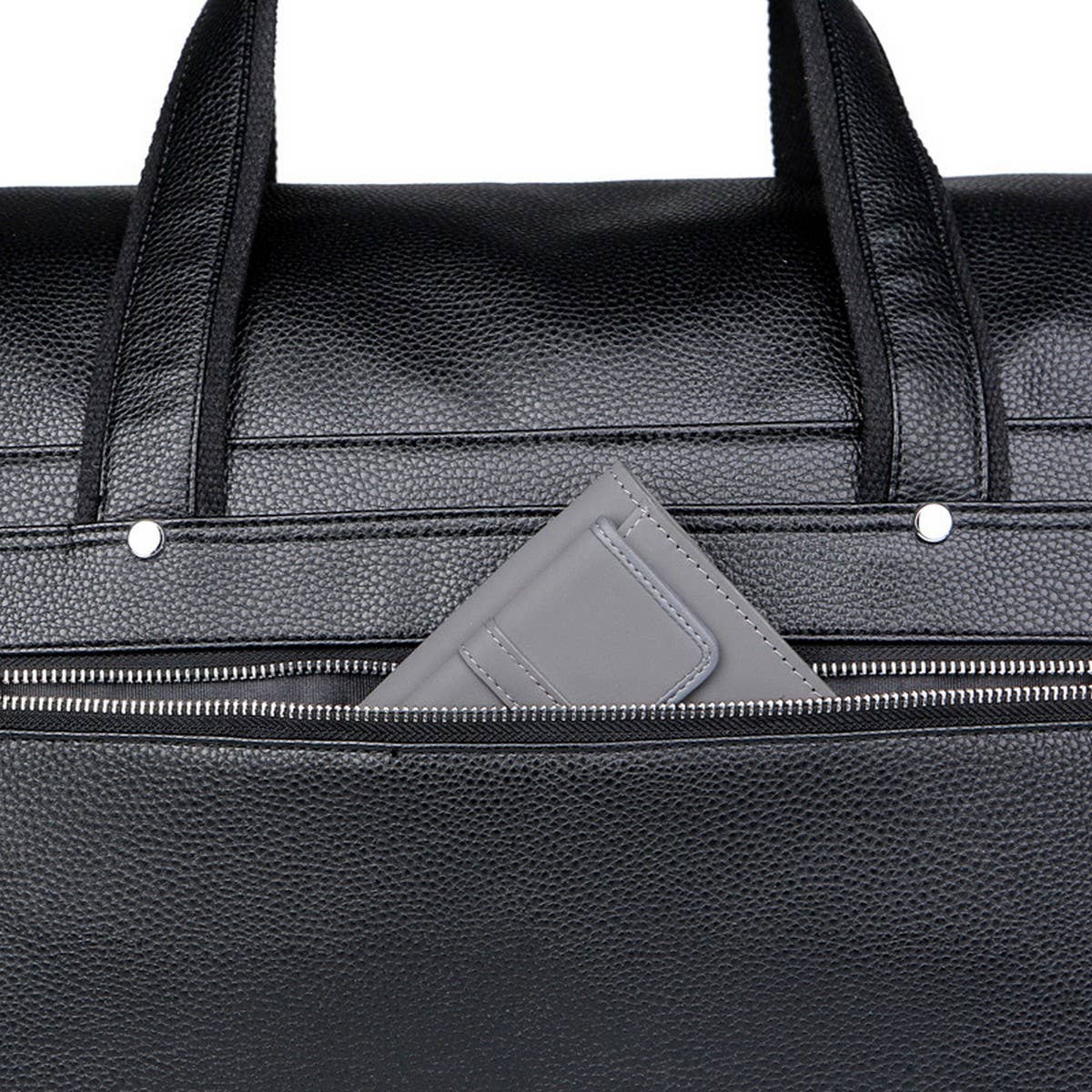MEN S PU LEATHER TRAVEL BAG LARGE CAPACITY_CWAB5184
