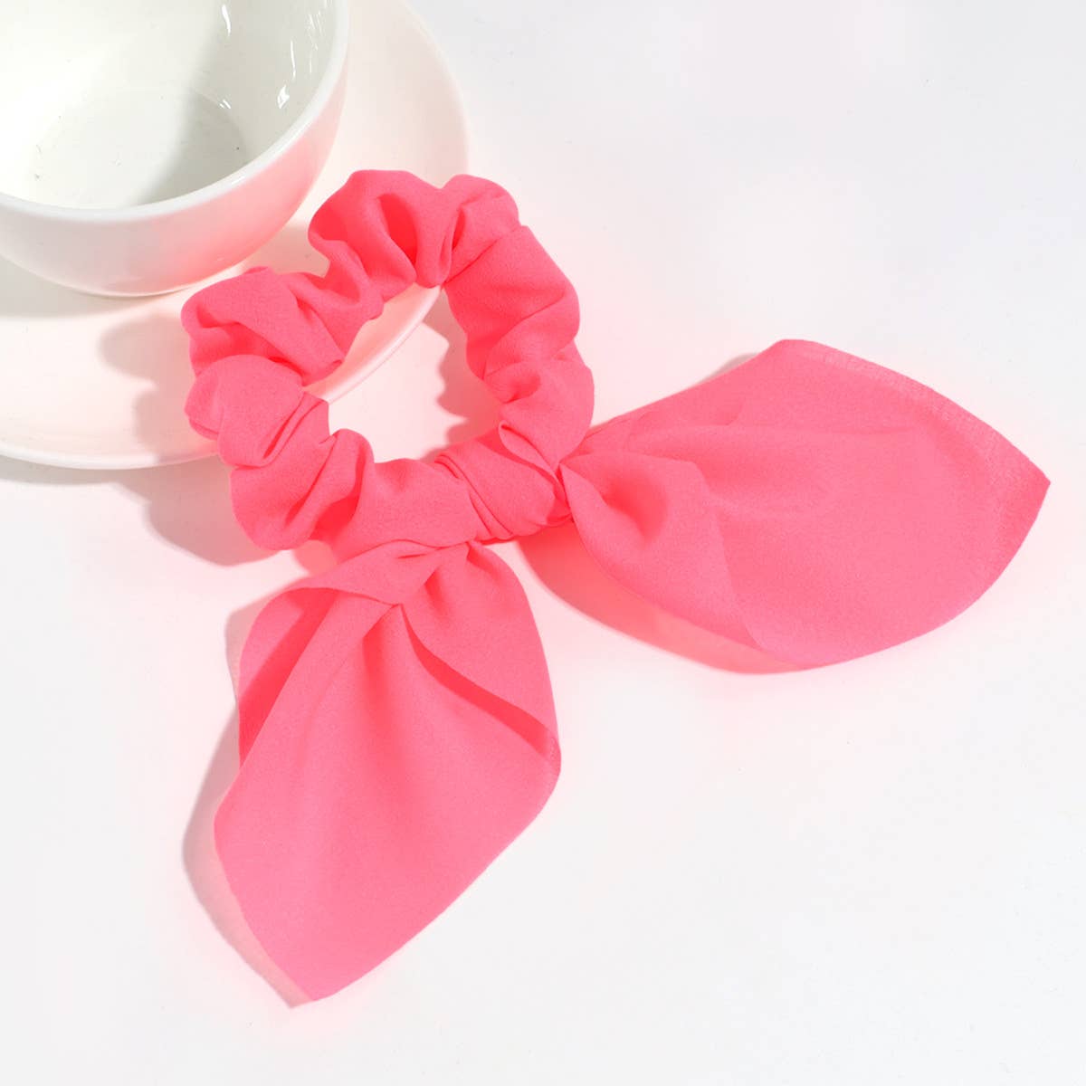 SIMPLE BUNNY EARS RIBBON HAIR ROPE_CWAHA2201