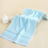 PURE COLOR COTTON QUALITY FLOWER THICK WOOL TOWEL_CWMM2299