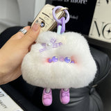 CUTE PLUSH CLOUD CAR KEYCHAIN BAG PENDANT_CWMM2585