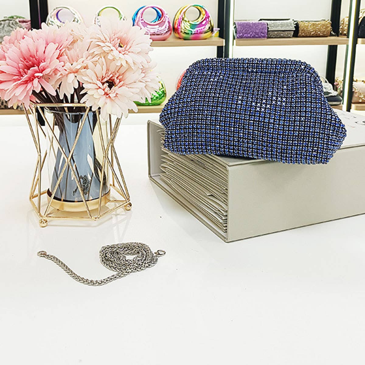 NEW FASHION LIGHT LUXURY RHINESTONE EVENING BAG_CWAB3593