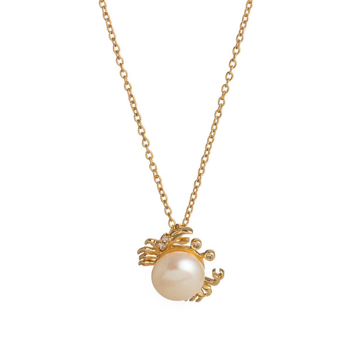 CLOWNFISH PEARL NECKLACE OCEAN KISS PENDANT_CWMM6971