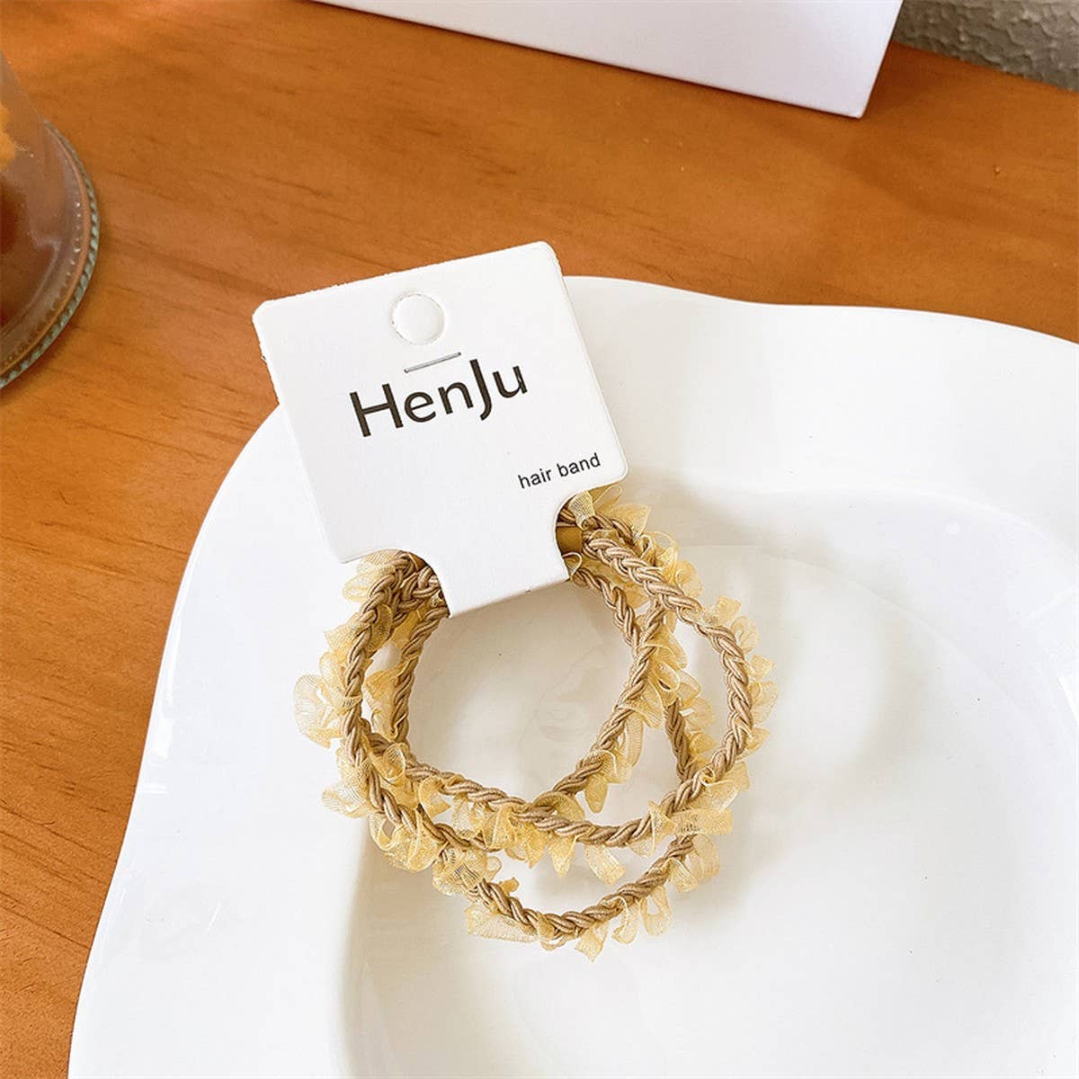 LIGHT LUXURY HAIR TIES 3 PIECE SET_CWAHA1116