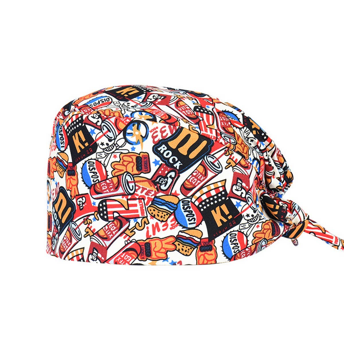 SCRUB CAP COTTON SURGICAL CAP WORK CAP_CWAH3372