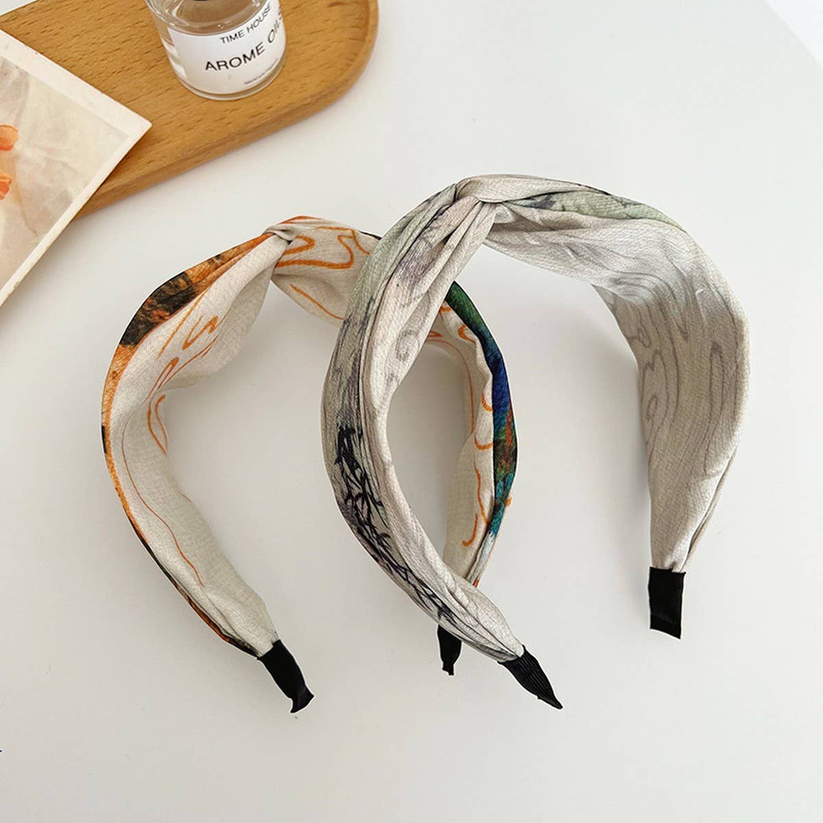Retro Oil Painting Wide Border Versatileheadbands_Cwaha07329