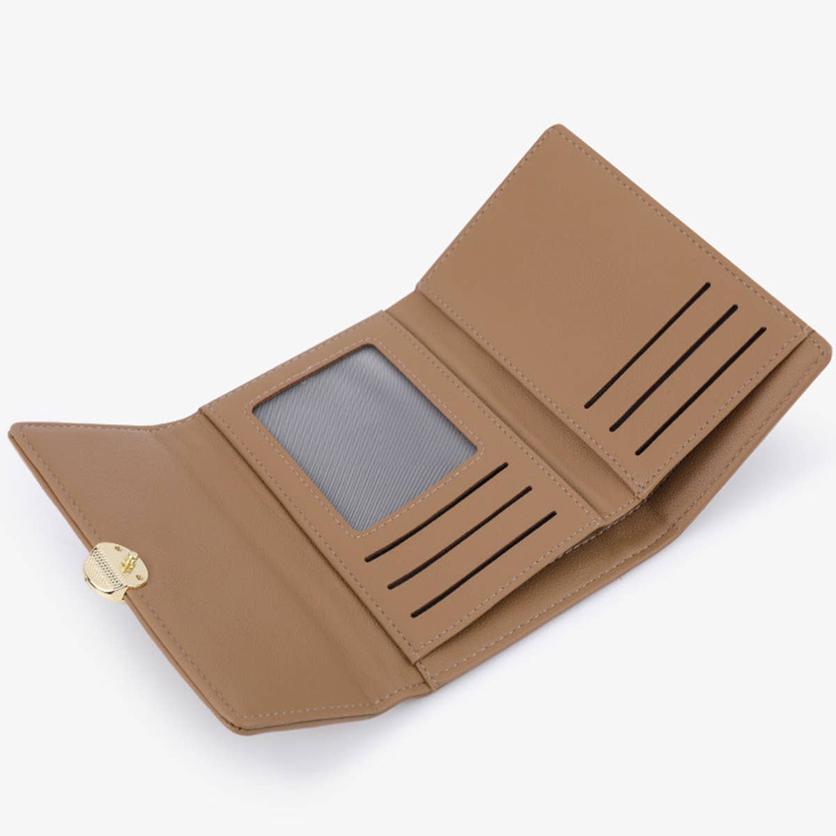 Four Leaf Clover Hidden Buckle Retro Wallet_Cwab1653