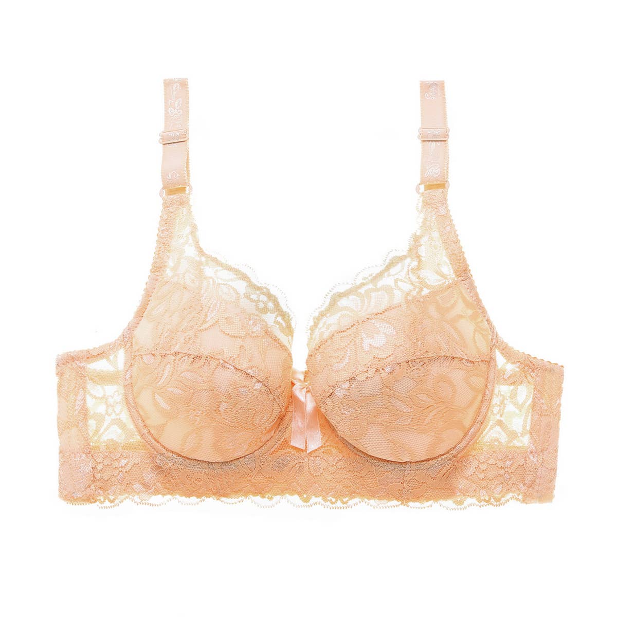 Women Plus Lace Adjustable Bra_Cwmu0061