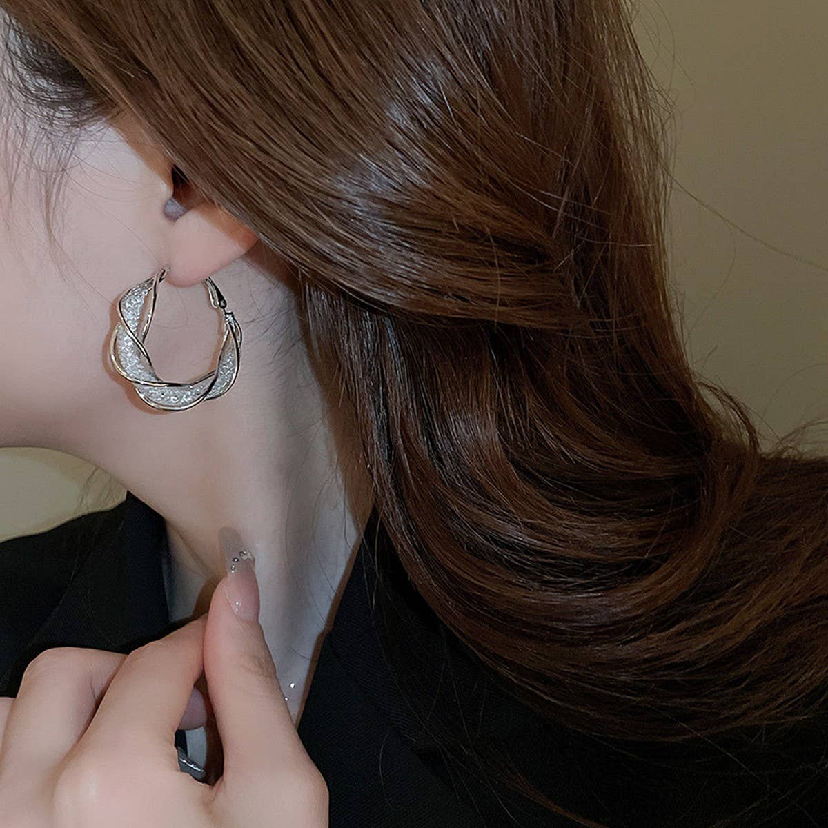 ROUND SMALL LUXURY FRENCH EARRINGS_CWAJE2056