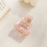 High-End Acetate Board High Ponytail Grab Clip
