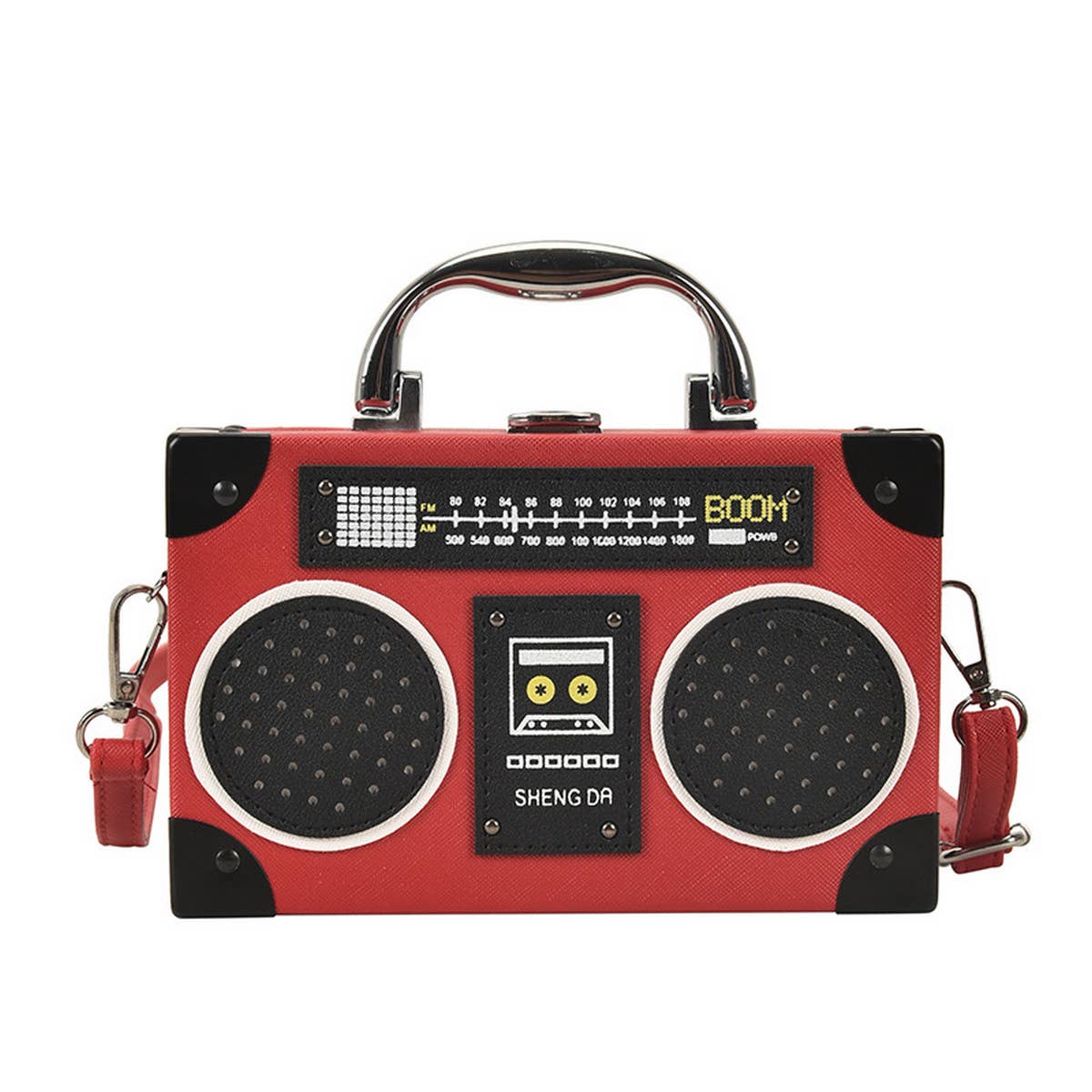 RETRO RADIO BOX SHAPED MESSENGER BAG_CWAB0985