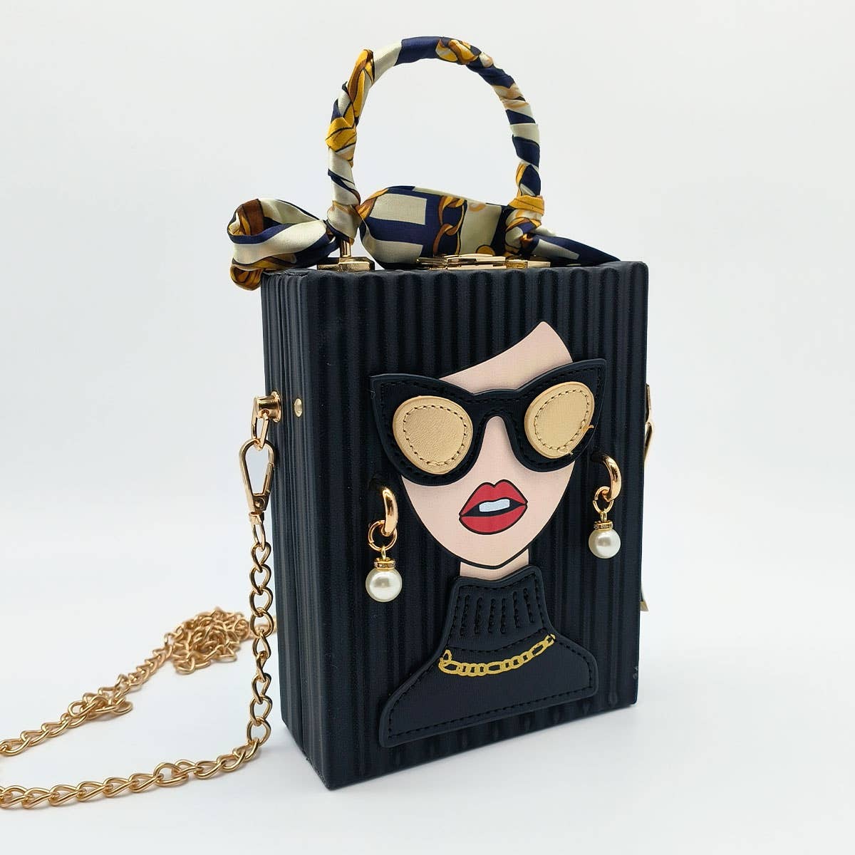 RETRO BEAUTY PATTERN CROSSBODY BAG_CWAB0986