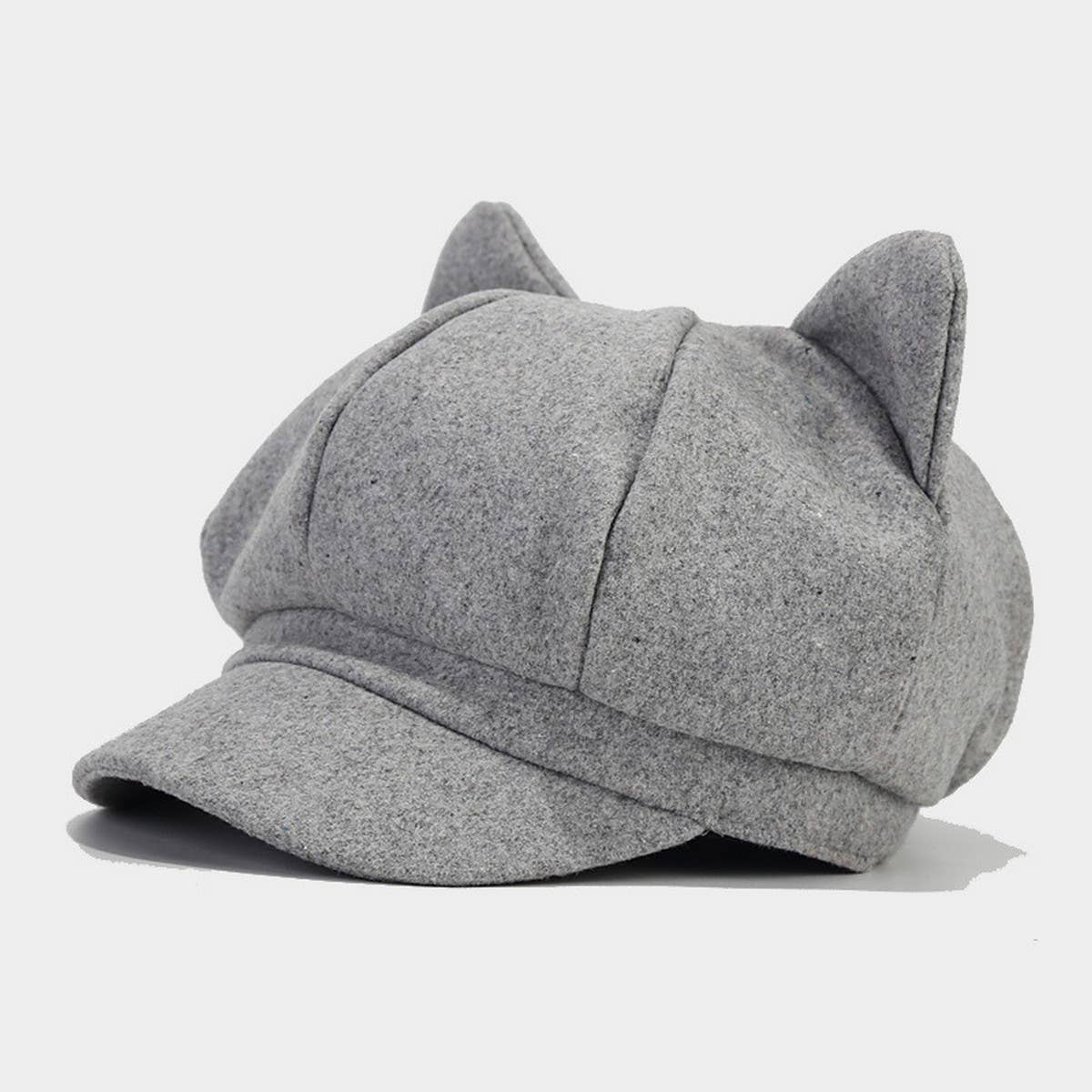 Cwah3162_Retro Cute Cat Ear Beret