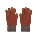 Winter Women'S Half Finger Flap Knit Gloves_Cwag0384