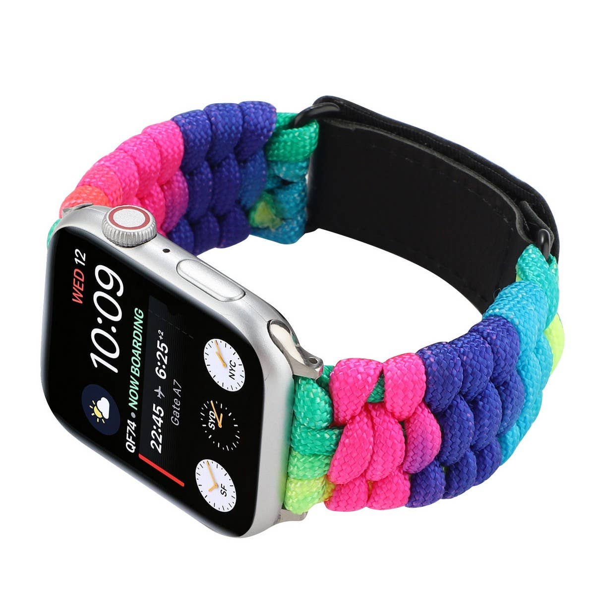 APPLE WATCH 9 VELCRO PARACORD STRAP_CWASC1543