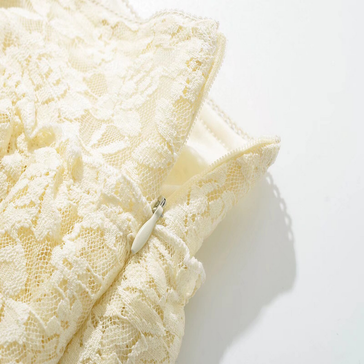 LACE TRIM SKORT FOR WOMEN FRENCH CASUAL STYLE_CWDSD8338