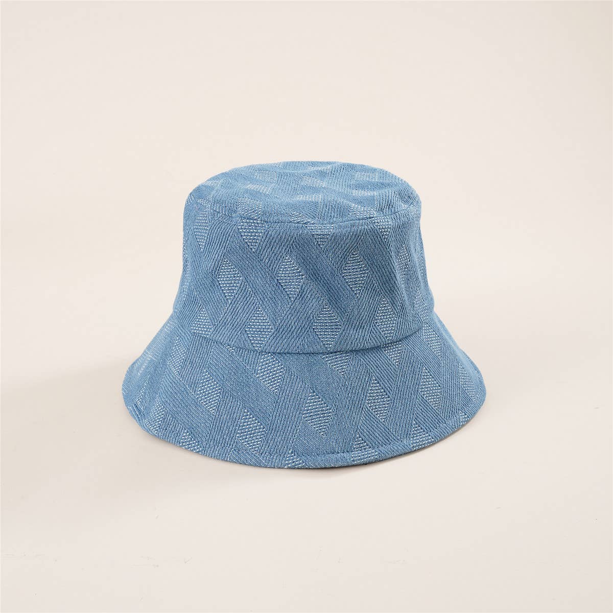 SUN PROTECTION PRINTED PLAID BUCKET HAT_CWAH1442
