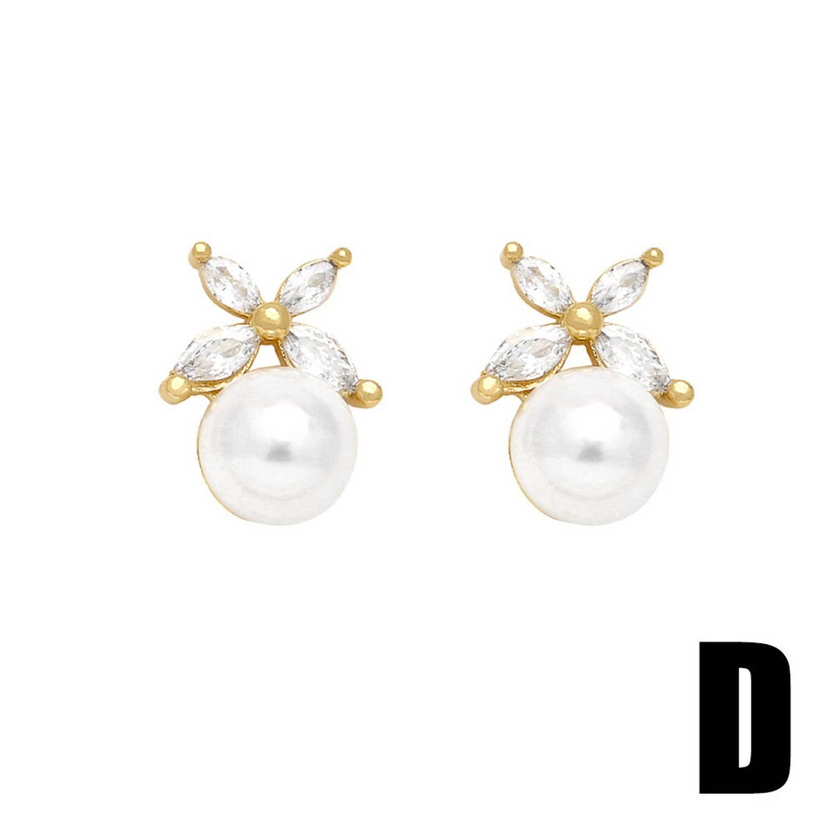MINIMALIST PEARL BOW EARRINGS_CWAJE0990