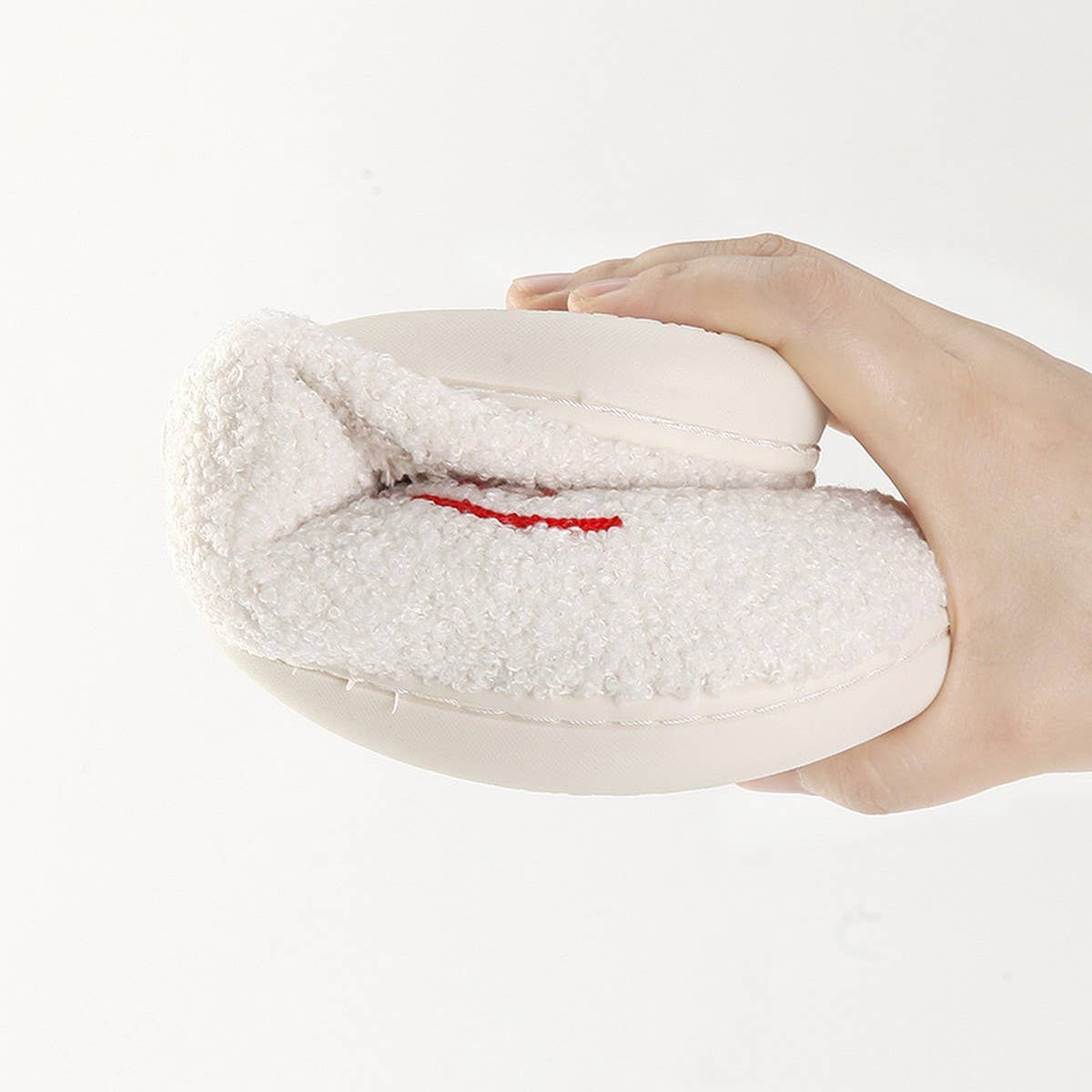 FONT PATTERN CARTOON WINTER WARM COTTON SLIPPERS_CWSHS0464