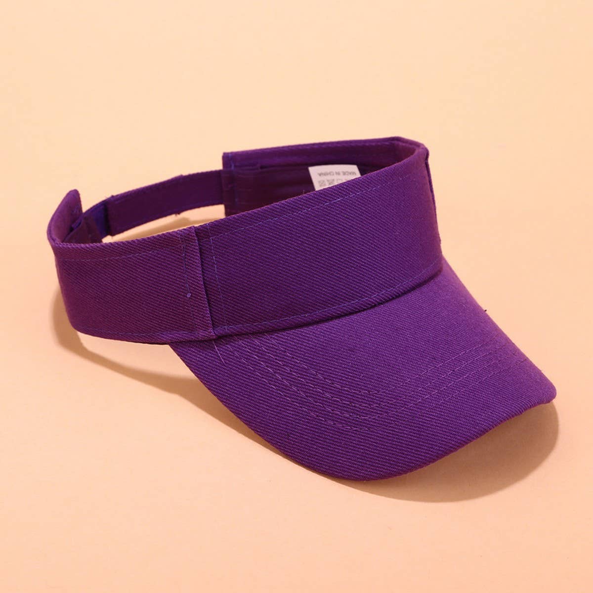 EMBROIDERED LETTER VISOR HAT SUMMER SUNSHADE CAP_CWAH3284