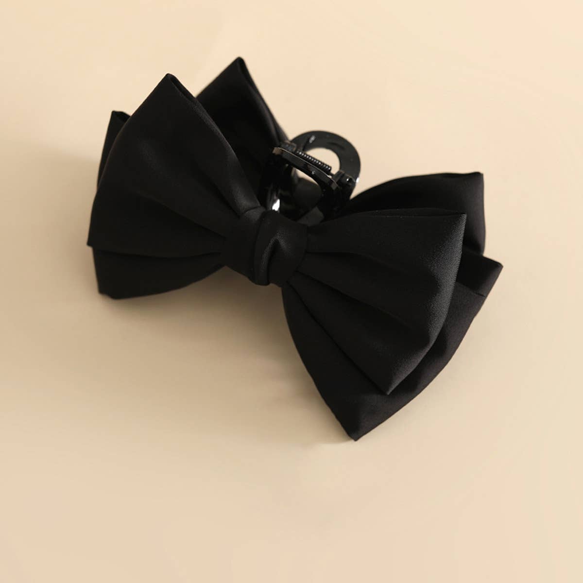 DOUBLE SIDED BOW LARGE HIGH END SHARK HAIRPIN_CWASC1067
