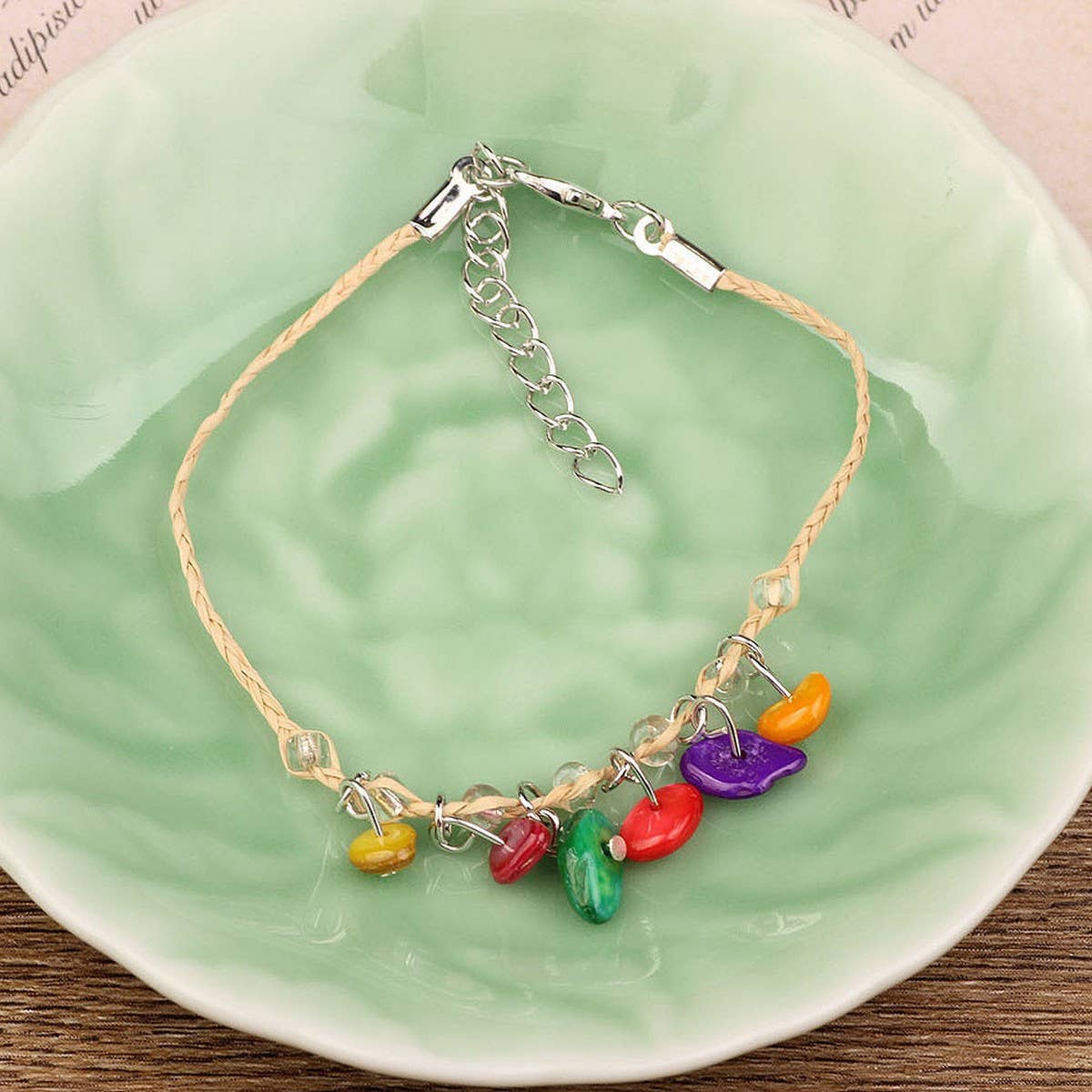 NEW FASHION RETRO BOHEMIAN BRAIDED BRACELET_CWAJE3974