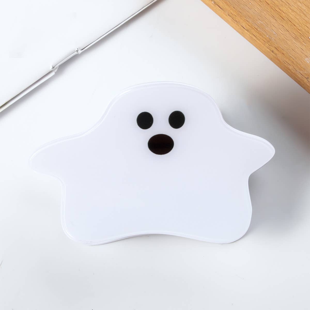 HALLOWEEN GHOST HAIR CLAW BACK BUN SPOOKY CLIP_CWAHA1456