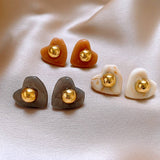 LOVE ROUND BEADS ELEGANT AND FASHIONABLE EARRINGS_CWAJE2360