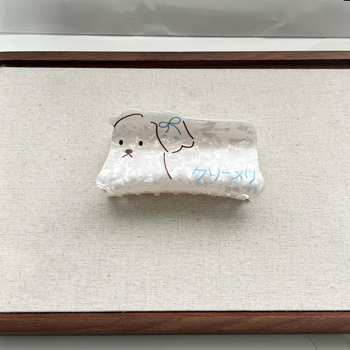 CUTE DINOSAUR PET HAIR CLAW ACRYLIC ANIMAL CLIP_CWAHA5830