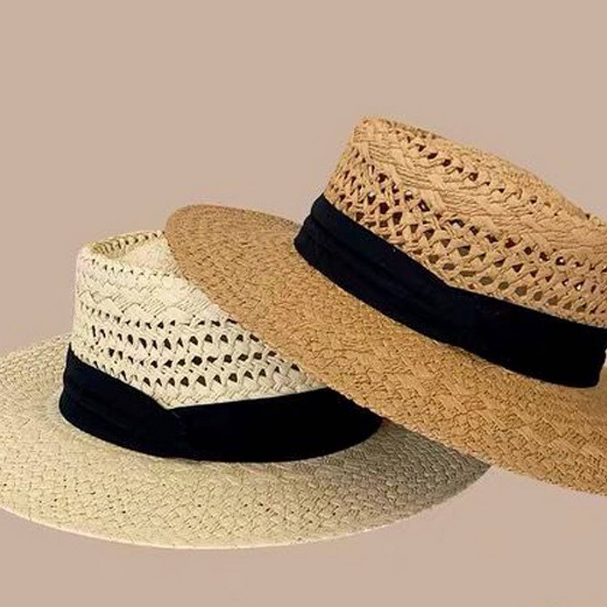LAFITE GRASS EDGE STRAW FEDORA HATS_CWAH1167