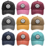 SMILEY FACE PARENT CHILD BASEBALL CAP SUN HATCWAH1241