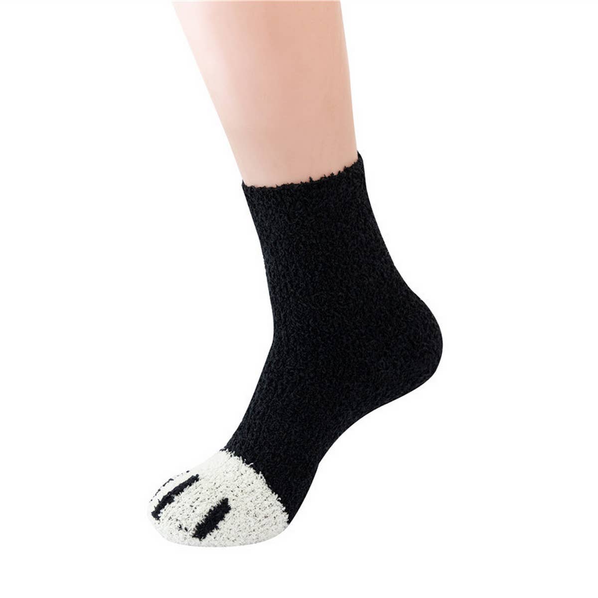 Women Home Padded Warm Coral Velvet Socks_Cwms0333