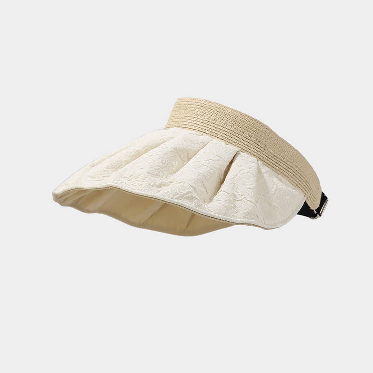 REVERSIBLE WIDE BRIM UV PROTECTION VISOR HAT_CWAH3314