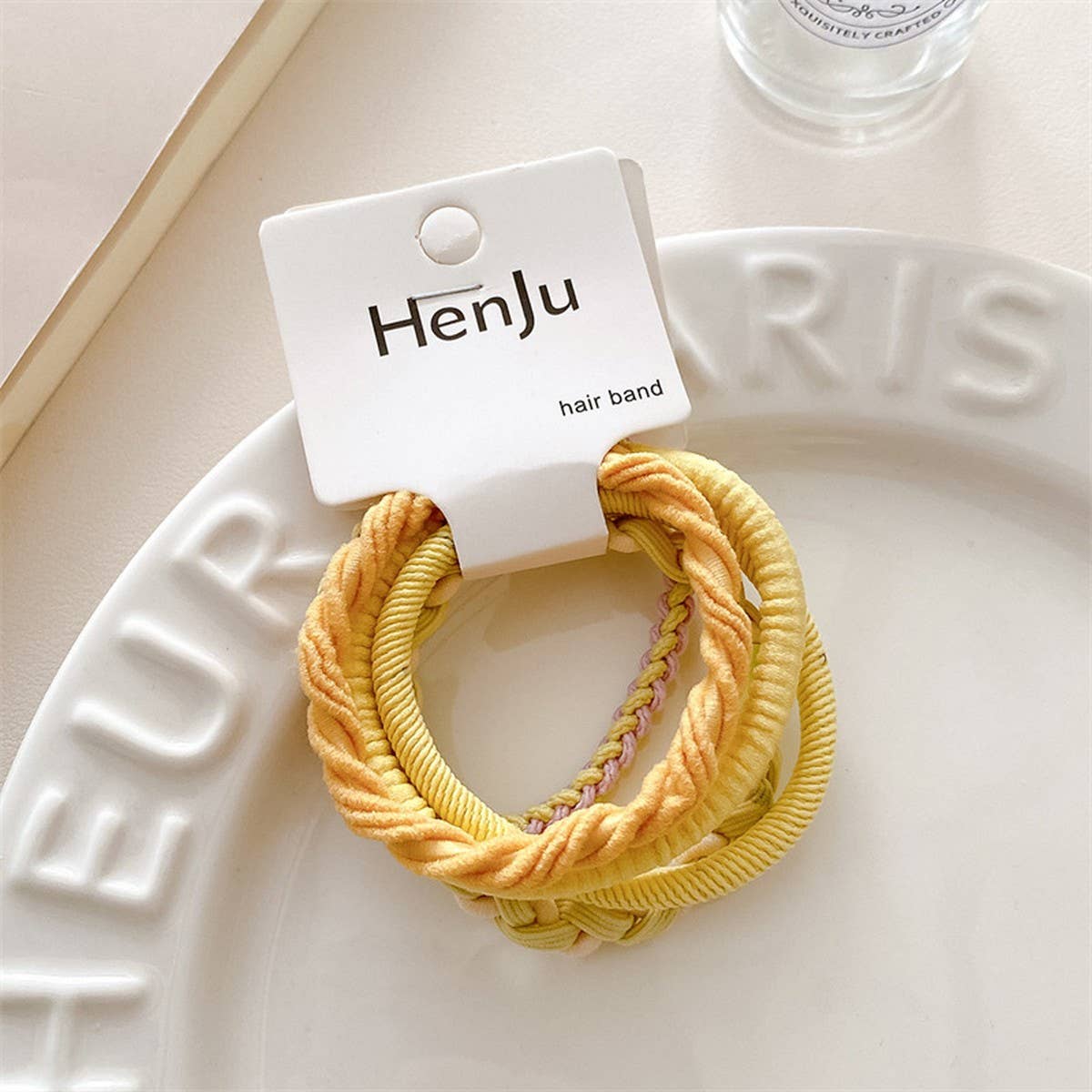 CANDY COLOR HAIR TIES 5 PIECE SET_CWAHA1133