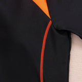 COLORBLOCK BOXER CONSERVATIVE ONE PIECE SWIMSUIT_CWMW0302