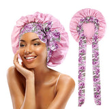 PRINTED LONG RIBBON BOW DING NIGHT CAP_CWAH1474